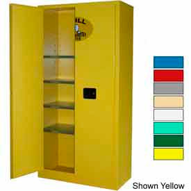 Securall  A&A Sheet Metal Products SCC172White Securall® 36x18x72 Flammable Spill Containment Cabinet White image.