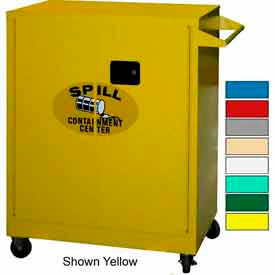 Securall  A&A Sheet Metal Products SCC242Beige Securall® Mobile Counter High Flammable Spill Containment Cabinet Beige image.