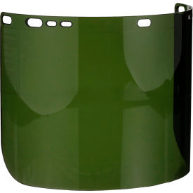Jackson Safety® F50 Face Shield Window PolyCarb IRUV 3.0 8""L x 15-1/2""W 1/16"" Thick Green