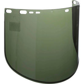Jackson Safety® F40 Face Shield Window 9""L x 15-1/2""W x 1/16"" Thick Dark Green Pack of 12
