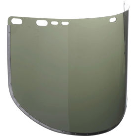 Jackson Safety® F30 Face Shield Window 9""L x 15-1/2""W x 1/16"" Thick Dark Green Pack of 50