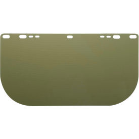Jackson Safety® F20 Face Shield Window 8""L x 15-1/2""W x 1/16"" Thick Medium Green Pack of 36