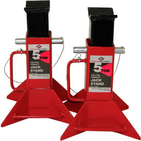 Sellstrom Mfg Co 3305A American Forge & Foundry Jack Stands, 5 Ton, Pin-Type, Pair image.
