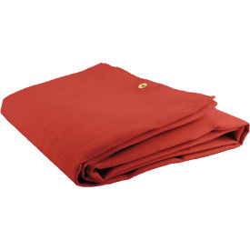 Jackson Safety® Silicone Coated Fiberglass Welding Blanket 10W x 10H Red