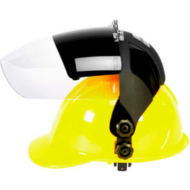 Sellstrom Mfg Co S32162 Sellstrom® S32162 DP4 Series Hard Hat Faceshield, Shade 6 IR, Poly, Anti-Fog, Flip-Up Window image.