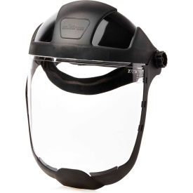 Sellstrom Mfg Co S32210 Sellstrom® S32210 DP4 Series Ratcheting Faceshield W/ Chin Guard, Clear Window, Anti-Fog, Poly image.