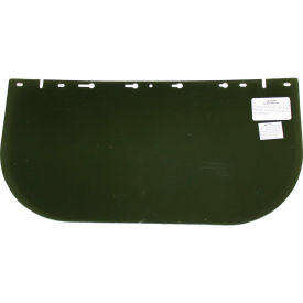 Sellstrom® 390 Premium Replacement Face Shield Window 8""L x 16""W x 1/16"" Thick Dark Green
