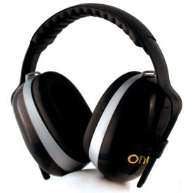 Sellstrom Mfg Co 20772 Jackson Safety Lightweight Safety Ear Muffs, Noise Reducing & Dielectric, 26dB NRR, Black image.