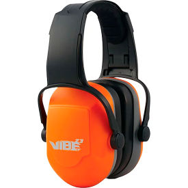 Sellstrom Mfg Co 20773 Jackson Safety Adjustable Safety Ear Muffs, Noise Reducing & Dielectric, 23dB NRR, Orange image.