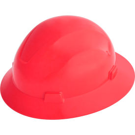 Sellstrom Mfg Co 20804 Jackson Safety Advantage Full Brim Hard Hat, Non-Vented, 4-Pt. Ratchet Suspension, Red image.