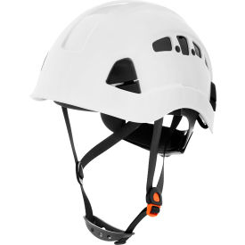 Sellstrom Mfg Co 20920 Jackson Safety CH-400V Climbing Style Hard Hat, Industrial, 6-Pt. Suspension, Vented, White image.