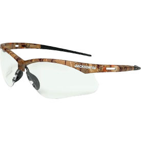 Sellstrom Mfg Co 50012 Jackson Safety SG Safety Glasses with Anti-Fog, Clear Lens and Camo Frame image.