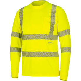 Pioneer® Hi-Vis Cooling Safety T-Shirt Short Sleeve ANSI Class 3 2XL Yellow