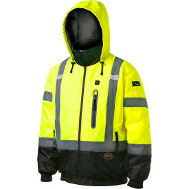 Pioneer® Hi-Vis Heated Safety Nano Bomber Jacket ANSI Class 3 Hi-Vis Yellow S
