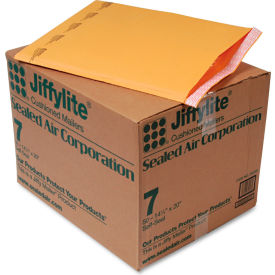 Sealed Air Jiffylite® Self Seal Mailers #7 14-1/2"W x 20"L Golden Brown 50/Pack