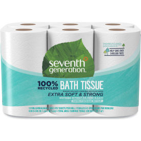 Seventh Generation® 100 Recycled Bathroom Tissue Septic Safe 240 Sheets/Roll 12/Pack