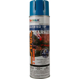Stripe 3-Series Street & Utility Marking Paint 20 oz. Precaution Blue 20-353, 12/Case