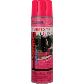 Stripe Solvent Base Street & Utility Marking Paint 20 oz. Pink Fluorescent 20-979, 12/Case