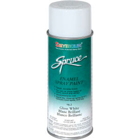 Seymour Of Sycamore Inc 98-2 Spruce General Use Spray Paint 16 Oz. Gloss White 12 Cans/Case - 98-2 image.