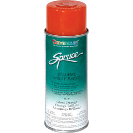 Seymour Of Sycamore Inc 98-28 Spruce General Use Spray Paint 16 Oz. Gloss Orange 12 Cans/Case - 98-28 image.