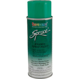 Seymour Of Sycamore Inc 98-81 Spruce General Use Spray Paint 16 Oz. Parrot Green Semi-Gloss 12 Cans/Case - 98-81 image.