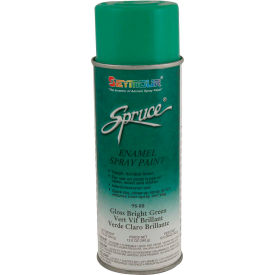 Seymour Of Sycamore Inc 98-88 Spruce General Use Spray Paint 16 Oz. Gloss Bright Green 12 Cans/Case - 98-88 image.
