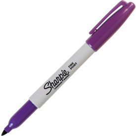 Sandford Ink Corporation 30008 Sharpie® Permanent Marker, Fine Point, Purple Ink, Dozen image.