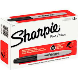 Sanford 33001 Sharpie® Super Permanent Marker, Fine Point, Black Ink image.