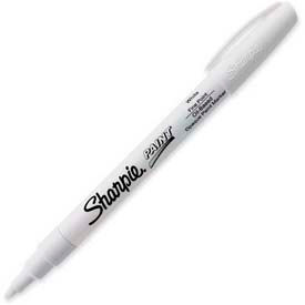 Sanford 35543 Sharpie® Paint Marker, Oil-Based, Fine, White Ink image.