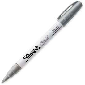 Sharpie Paint Marker, Oil-Based, Fine, Metallic Silver Ink - Pkg Qty 12