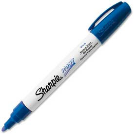 Sandford Ink Corporation 35551 Sharpie® Paint Marker, Oil-Based, Medium, Blue Ink, 1 Each image.
