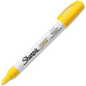 Sandford Ink Corporation 35554 Sharpie® Paint Marker, Oil-Based, Medium, Yellow Ink image.