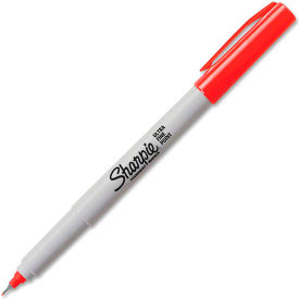 Sandford Ink Corporation 37122 Sharpie® Permanent Marker, Ultra-Fine, Red Ink, 1 Each image.