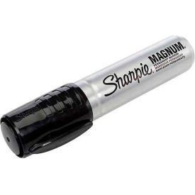 Sanford 44001 Sharpie® Magnum Permanent Marker, Extra Large Chisel, Black Ink image.