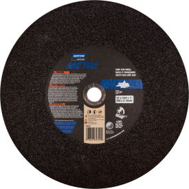 SAINT GOBAIN ABRASIVES 7660789399 Norton 07660789399 Metal Chop Saw Cut-Off Wheel 14" x 3/32" x 1" 36 Grit Aluminum Oxide Type 1 image.