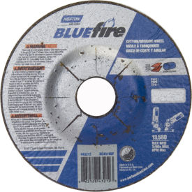 SAINT GOBAIN ABRASIVES 66252843212 Norton 66252843212 BlueFire Grinding and Cutting Wheel 4-1/2" x 1/8" x 7/8" Zirconia / Alum. Oxide image.
