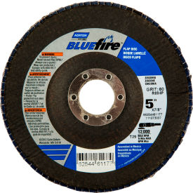 40 Grit 42542 Lot of 10 Zirconia CGW Abrasives Abrasive Flap Disc 5 x 7//8
