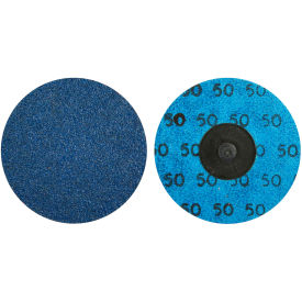 SAINT GOBAIN ABRASIVES 66261138674 Norton 66261138674 BlueFire Quick-Change Cloth Disc 3" Dia. 36 Grit Zirconia Alumina Type III image.