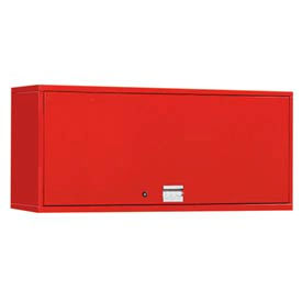 Shure Manufacturing Corporation 791442-CR Shure Upper 3 Storage Cabinet, 36"W x 18-3/4"D, Red image.