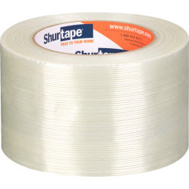 Shurtape Technologies 101290 Shurtape® GS 501 Industrial Fiberglass Reinforced Strapping Tape 3" x 60 Yds. 5.4 Mil White image.