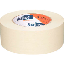 Shurtape Technologies 101534 Shurtape® Colonial Premium Grade High Adhesion Masking Tape, Natural, 48mm x 55m - Case of 24 image.