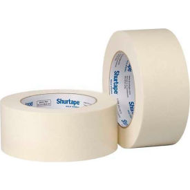 Shurtape Technologies 101540* Shurtape, Crepe Paper Masking Tape, Cp 083, Utility Grade, 72mm X 55m, Natural - Package Qty of 16 image.