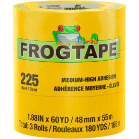 Shurtape Technologies 105322 FrogTape® Performance Grade, Moderate Temperature Masking Tape, Gold, 48mm x 55m - Case of 24 image.