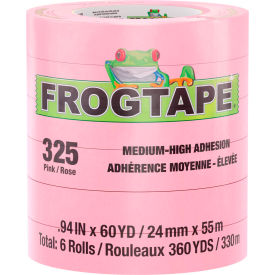 Shurtape Technologies 105333 FrogTape® FrogTape® Performance Grade High Temp Masking Tape, Pink, 24mm x 55m -Case of 48 image.