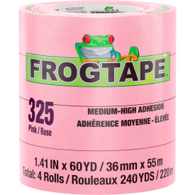 Shurtape Technologies 105334 FrogTape® FrogTape® Performance Grade High Temp Masking Tape, Pink, 36mm x 55m -Case of 32 image.
