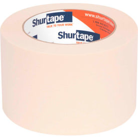 Shurtape Technologies 113699 Shurtape® General Purpose, Medium-High Adhesion Masking Tape, Natural, 72mm x 55m - Case of 16 image.