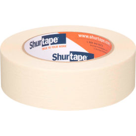 Shurtape Technologies 169655 Shurtape® General Purpose, Medium-High Adhesion Masking Tape, Natural, 36mm x 55m - Case of 24 image.