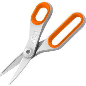 All Purpose Large Scissors, Straight, 7-13/16"L, White/Orange view 2