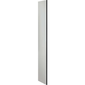 Salsbury Industries 22233GRY Side Panel 22233 for 18"D Extra Wide Designer Wood Locker without Sloping Hood Gray image.
