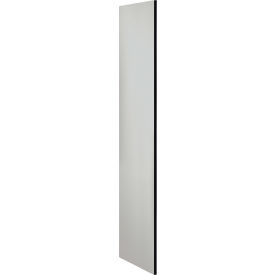 Salsbury Industries 22235GRY Side Panel 22235 for 21"D Extra Wide Designer Wood Locker without Sloping Hood Gray image.